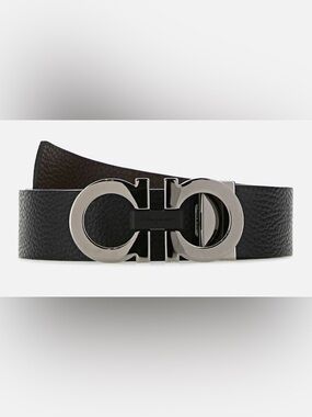 Salvatore Ferragamo Gancini Reversible Belt